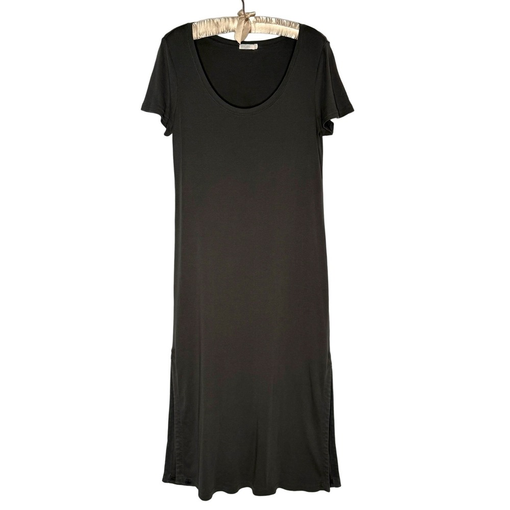 Barefoot Dreams M‎ Malibu Collection T Shirt Dress Organic Pima Cotton Stretch